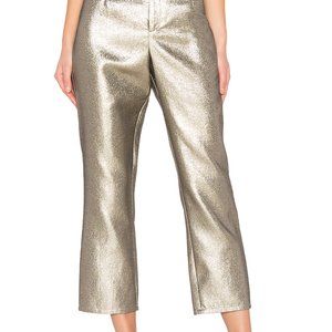 Show Me Your Mumu Gold-Glitter Hepburn Pant